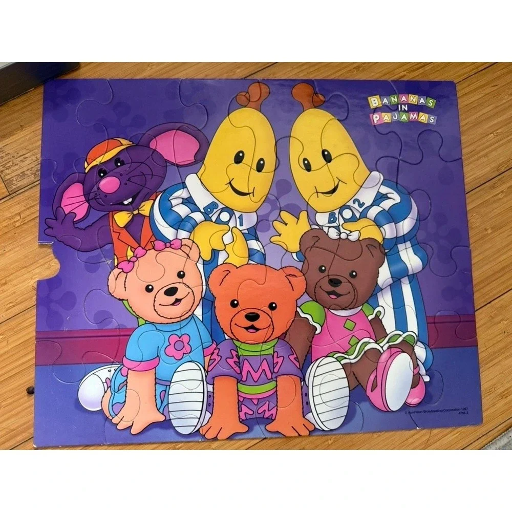 Vintage bananas in pajamas 24 piece puzzle